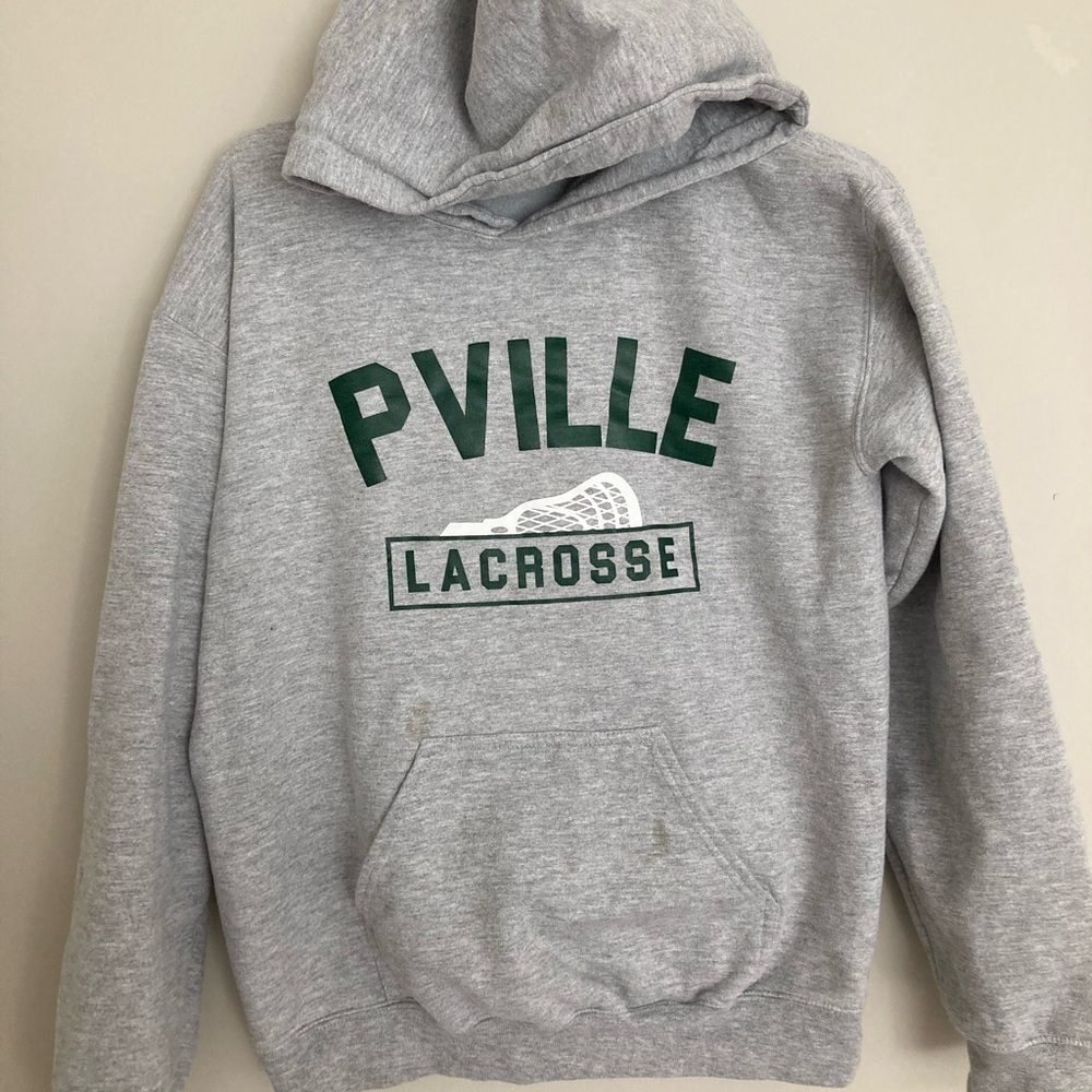 Gray PVILLE Lacrosse Hoodie